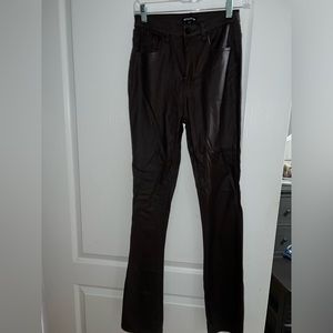 Brown “Leather” Jeans